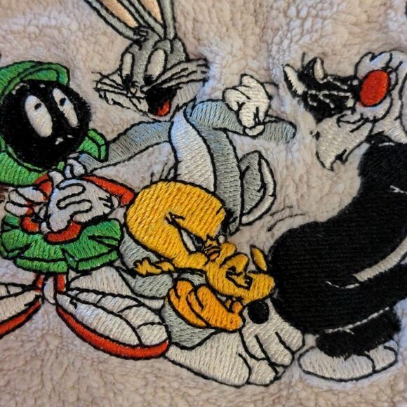 Warner Bros 1998 Looney Tunes vintage fleece sweatshirt size xs youth - Picture 7 of 9